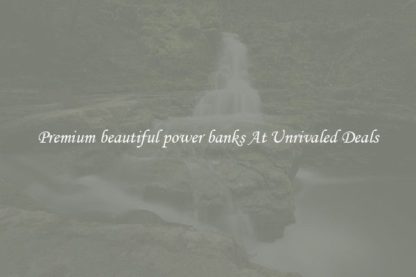 Premium beautiful power banks At Unrivaled Deals