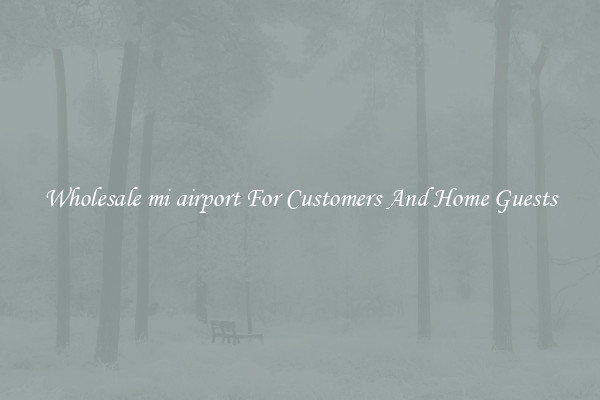 Wholesale mi airport For Customers And Home Guests