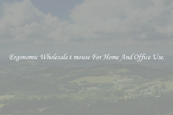 Ergonomic Wholesale t mouse For Home And Office Use.