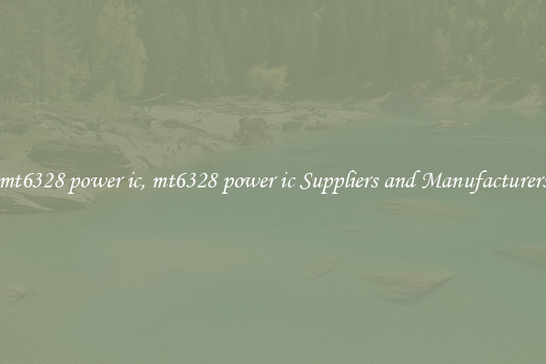 mt6328 power ic, mt6328 power ic Suppliers and Manufacturers