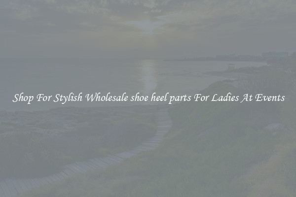 Shop For Stylish Wholesale shoe heel parts For Ladies At Events