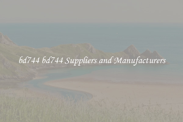 bd744 bd744 Suppliers and Manufacturers