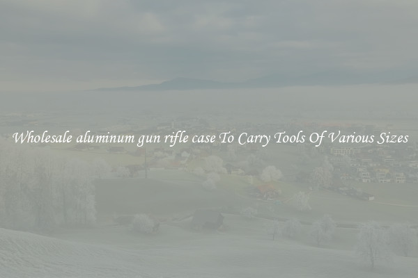 Wholesale aluminum gun rifle case To Carry Tools Of Various Sizes
