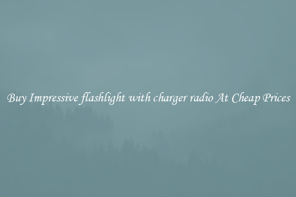 Buy Impressive flashlight with charger radio At Cheap Prices