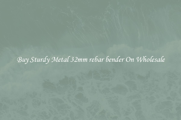 Buy Sturdy Metal 32mm rebar bender On Wholesale