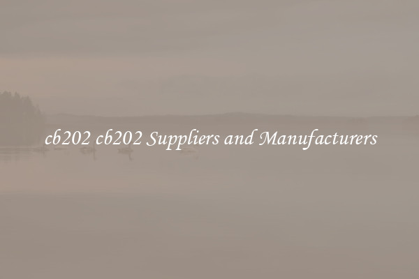 cb202 cb202 Suppliers and Manufacturers