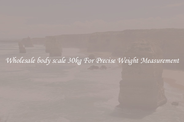 Wholesale body scale 30kg For Precise Weight Measurement